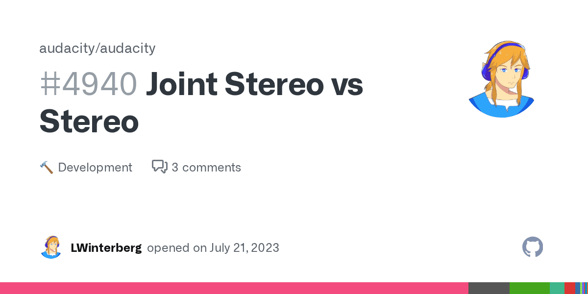 What is Joint Stereo in Audacity  