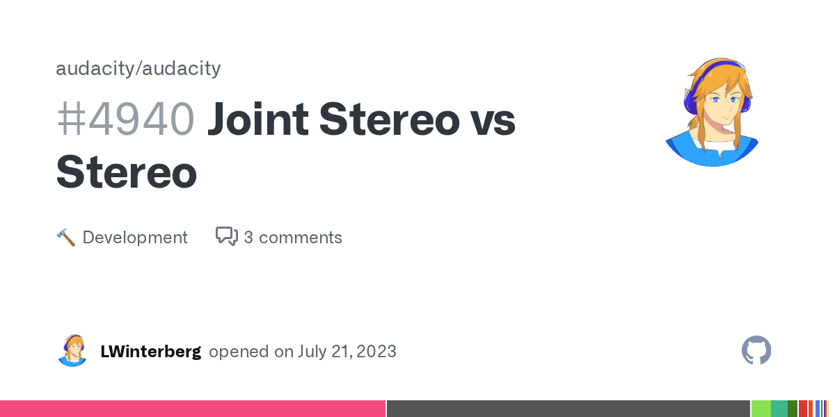 What is Joint Stereo in Audacity  