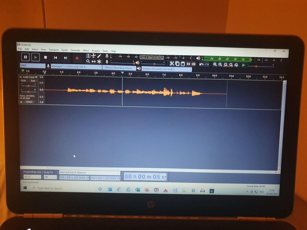 Can'T Hear Anything in Audacity