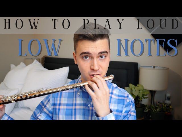 How to Play Low Notes on Flute