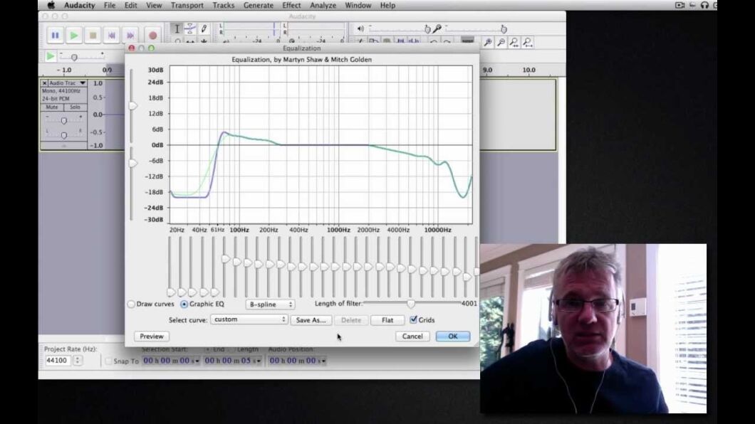 Where is Equalizer in Audacity
