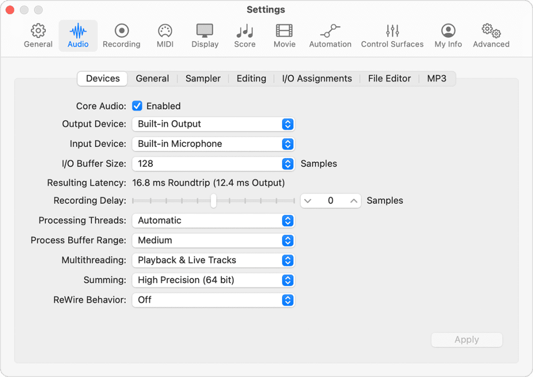 Why is Logic Pro X Lagging