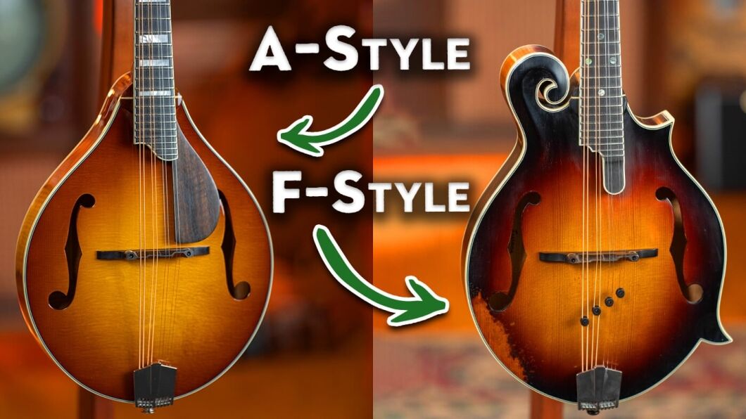 A Vs F Style Mandolin