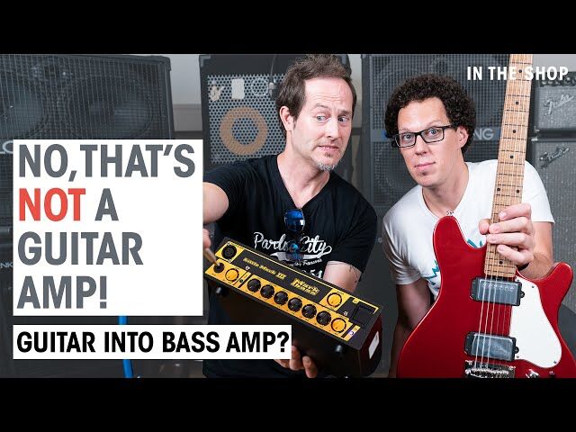 Can You Play a Bass Guitar Through a Guitar Amp