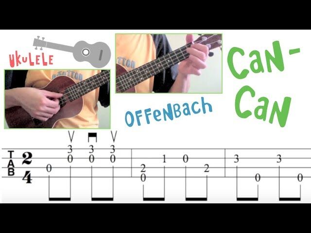 Can Can Ukulele Tab