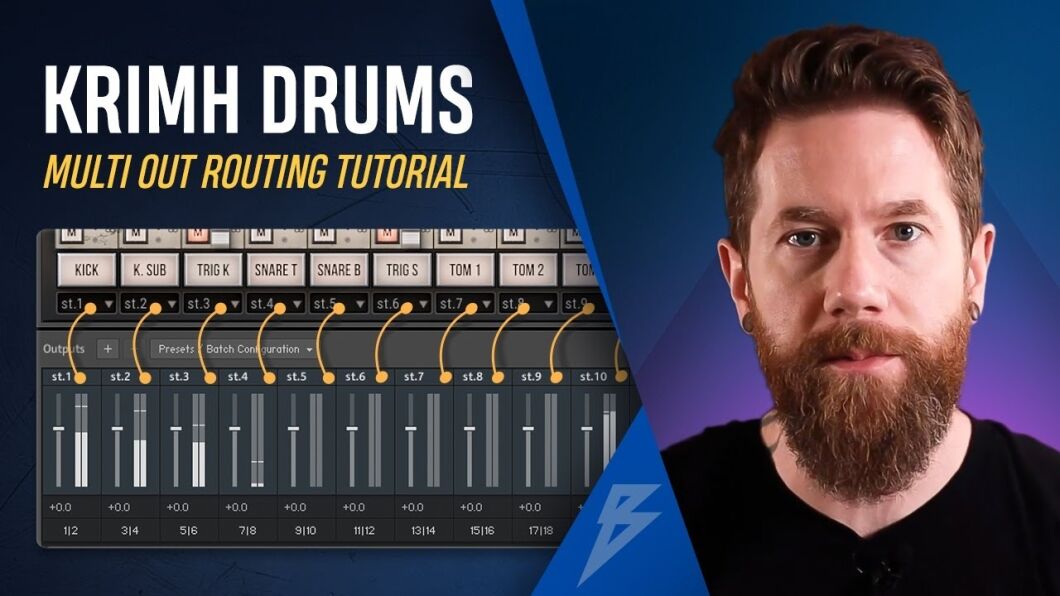 How to Route Krimh Drums to Garageband  