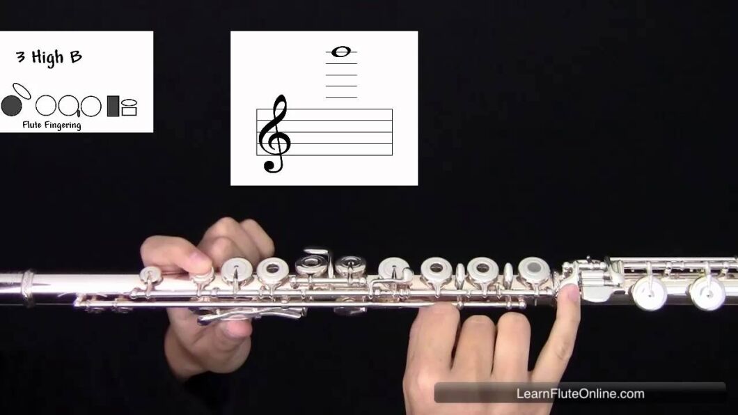 How to Play B on Flute