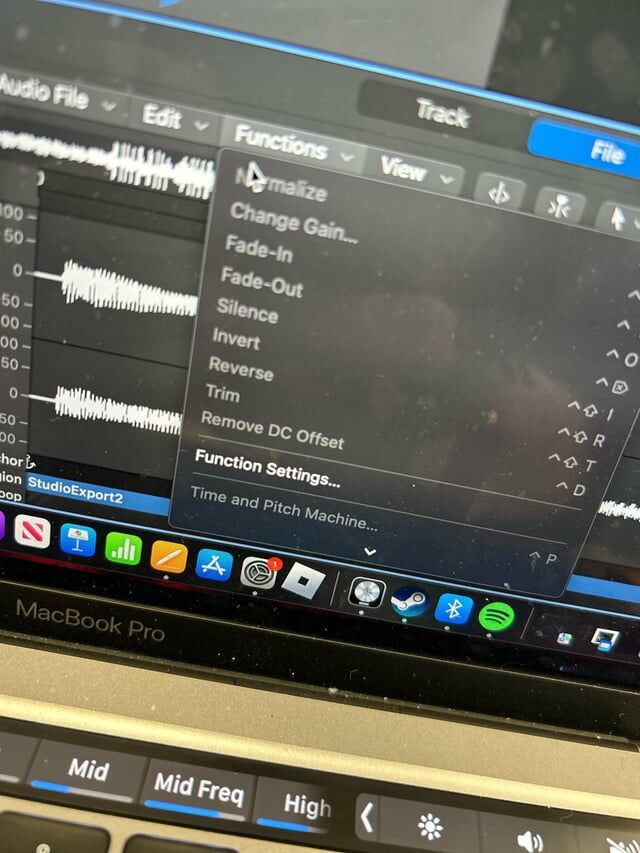 Can'T Reverse Audio in Logic Pro X  