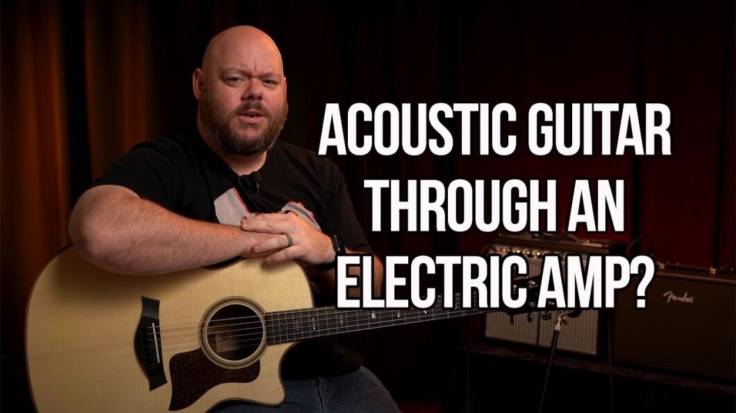 Can I Use an Acoustic Guitar With an Electric Amp  
