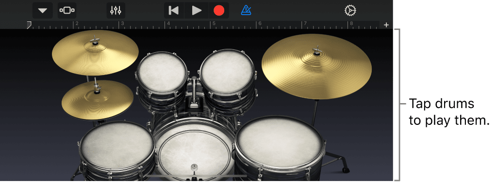 How to Play Drums on Garageband  