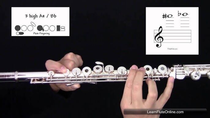 How to Play B Flat on Flute  