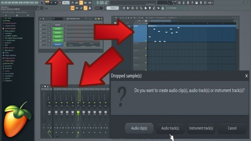 Where are the Instruments in Fl Studio  