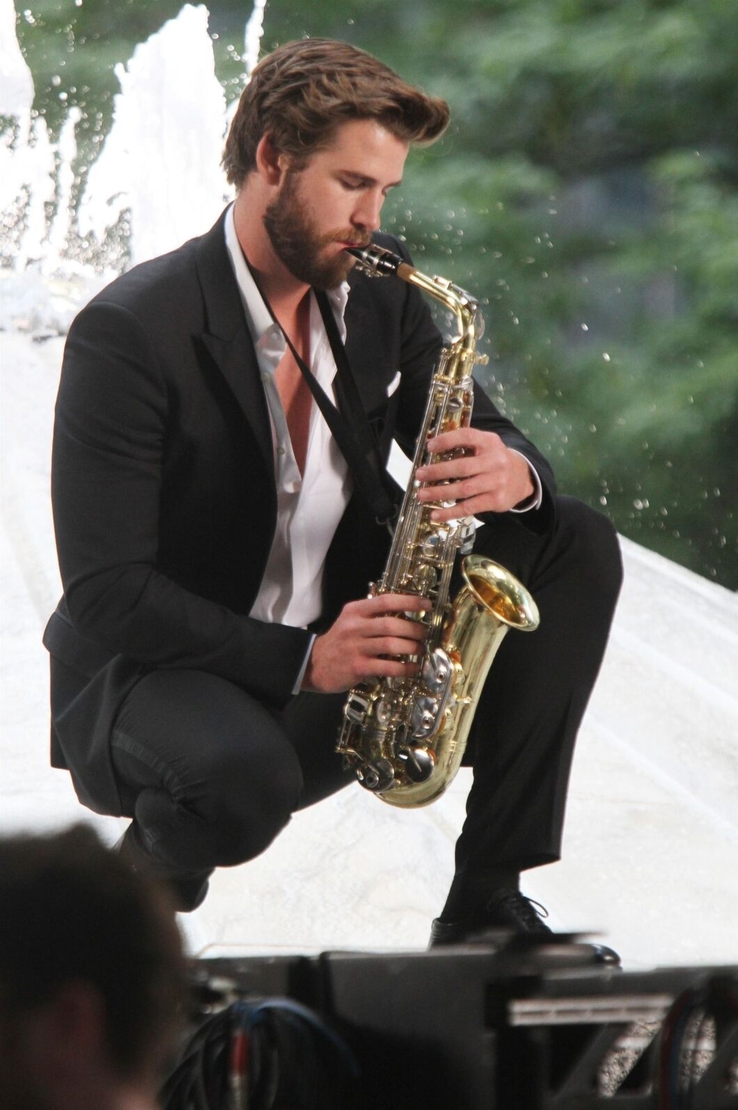 Does Liam Hemsworth Play the Saxophone  