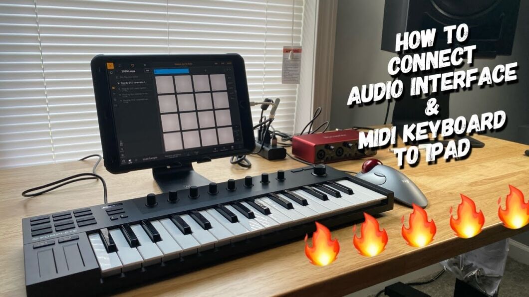 How to Connect a Midi Keyboard to an Audio Interface